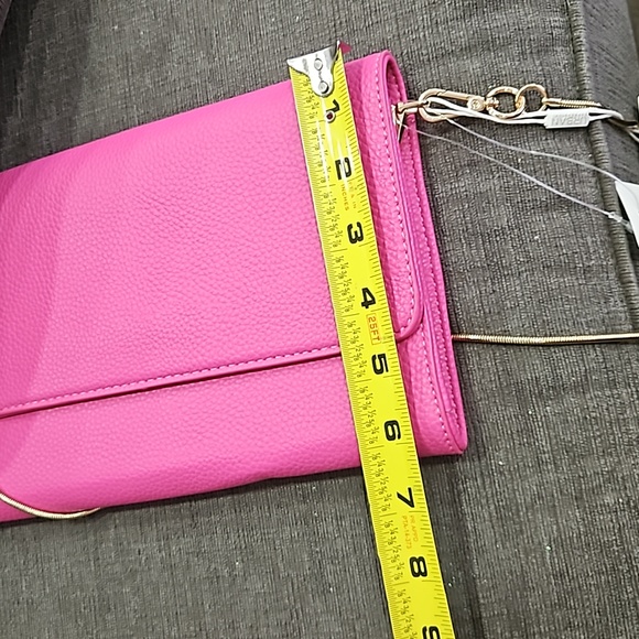 💥50% sale💥NEW Urban Expressions pink kelli clutch fuscia #1225 - Picture 6 of 7